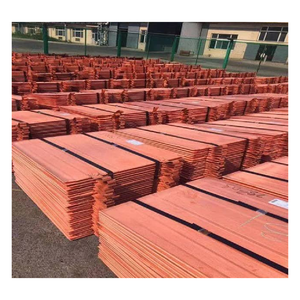 Cathodes en cuivre de haute pureté Feuilles de cuivre électrolytique raffinées à 99.99% pour la conductivité électrique et les ouvrages métalliques - Product Image 4