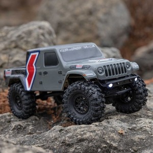 1/24 SCX24 <span class=keywords><strong>Summit</strong></span> Racing Gladiator 4WD RC Crawler RTR con canal en C de acero, motor 050, LiPo 2S, 40 minutos de autonomía, camión con distancia entre ejes de 155 mm - Product Image 5