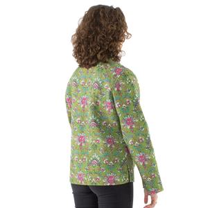 Chaqueta Acolchada con Estampado Floral de Otoño Invierno para Mujer, Informal, Nueva Moda, Transpirable, Elegante, Producto Terminado - Product Image 2