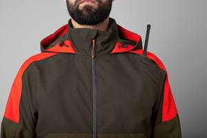 Veste coupe-vent légère et respirante avec col et capuche, veste coupe-vent imperméable en softshell pour femmes - Product Image 5