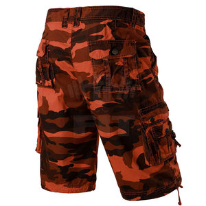 Pantalones cortos Cargo informales de verano para hombre, de algodón de secado rápido, multibolsillo, estilo deportivo, medio elástico, calle alta, patrón sólido, lona de invierno - Product Image 2