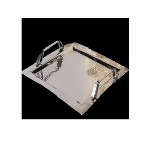 Bandeja de chocolate de metal estilo boda con diseño lujoso y patrones étnicos para uso tradicional - Product Image 1