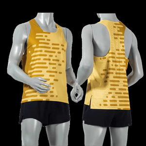 Sublimación Diseño Singlet Tank Top Poliéster Impreso Summer outfit Tops - Product Image 4