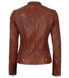 Women's Biker Style Real Leather <b>Jacket</b> Winter Breathable Viscose Lining Direct Factory Wholesale Top Sale <b>Short</b> <b>Jackets</b> Sialkot - Product Image 4