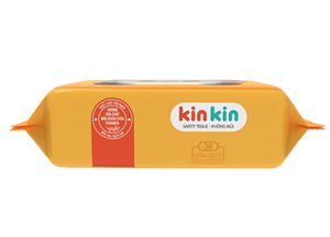 ผ้าเช็ดทำความสะอาดเด็ก OEM KinKin 80 ชิ้น ผลิตจากผ้าไม่ถักทอ เนื้อเรยอนสูง ทำความสะอาดผิว กลิ่นชาเขียว ฝาพลาสติก ผลิตในเวียดนาม - Product Image 2