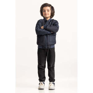 Chaqueta Cortavientos KB-JKT-WS24-004 JB de Corte Regular, 100% Algodón, Tejido Exterior de Tela - Product Image 1