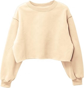 Sweat-shirt court à capuche personnalisé avec logo pour femme, en polaire à manches longues, séchage rapide, protection UV, vente en gros - Product Image 1