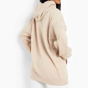 Alta calidad Tarifa barata/Tarifa de fábrica Transpirable Sudadera con capucha de gran tamaño para mujer Sudadera con capucha lisa de gran tamaño Bolsillo central delantero - Product Image 3