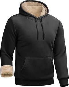 Sweat à capuche écologique pour hommes chauds Collection d'été Impression numérique Polyester/coton teint uni - Product Image 2