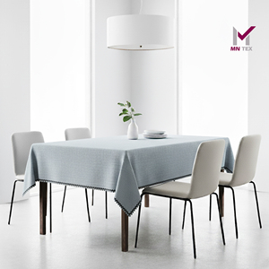 Mantel Rectangular Geométrico Moderno Personalizable de Polialgodón SPYTC al por Mayor, Tejido con Hilo Teñido, Duradero, para Hotel, Fiesta, Evento, Hogar - Product Image 2