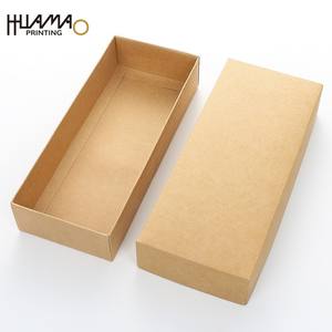 Eco-Friendly Kraft <b>Paper</b> Sock <b>Storage</b> <b>Box</b> Lid and Base <b>Box</b> Custom Printed Recyclable Sock Packaging Gift <b>Box</b> for 5 Pairs Socks - Product Image 4