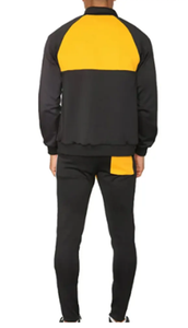 Trending <b>Men</b> Tracksuits With Custom Panel Design <b>Men</b> Two Piece Set Tracksuit Zip Jacket <b>Mens</b> Blank Nylon Tracksuit - Product Image 2