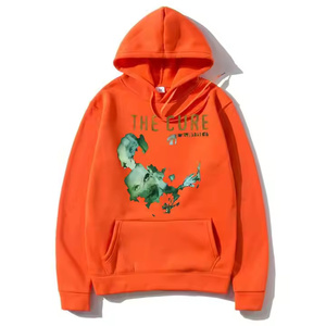 Sudadera con Capucha de Algodón de Alta Calidad para Hombre, Logotipo Bordado Personalizado, Estampado Puff, Diseño Sólido, Transpirable, Venta al Por Mayor - Product Image 1