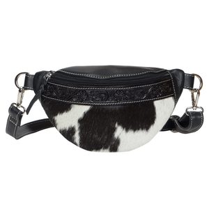 กระเป๋าสะพายไหล่หนังวัวใบใหญ่มีซิปภายนอกกระเป๋าหนังวัวสินค้าใหม่ - Product Image 2