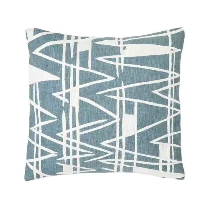 Indian Manufacturer's Unique Decorative Cotton Cushions Classic Modern Floral Leaf-Printed Pillows for Sofa Beds Bright Colors