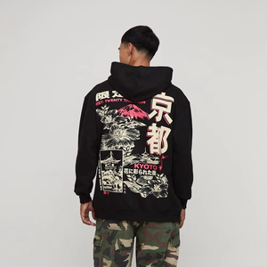 Fabricant Offre Spéciale Logo personnalisé 100% coton Sweats à capuche et sweat-shirts pour hommes 450 Gsm Streetwear lourd sérigraphie - Product Image 1