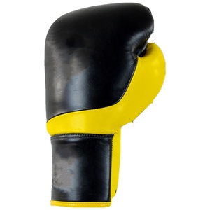Guantes de Boxeo Profesionales de Cuero Vacuno de 8oz y 12oz, Transpirables, Diseño Personalizado, con Cordones, para Entrenamiento y Competencia, Gran Venta - Product Image 3