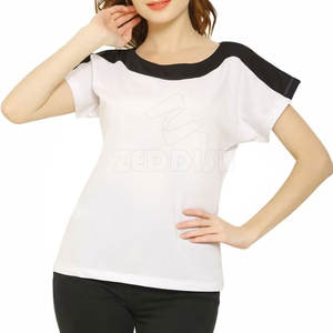 Venta caliente verano Camiseta de manga corta ligera mujer camiseta personalizada Color mujeres camisetas - Product Image 2
