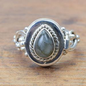Boho Style 925 argent Sterling Labradorite pierres précieuses bague bijoux à la main bague en argent bijoux pour femmes cadeau de mariage pour elle - Product Image 6