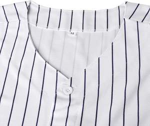 Uniforme de Béisbol Transpirable Personalizado Profesional, Fabricante Mayorista, Jersey de Malla Sublimada de Alto Rendimiento con Botones Completos para Equipo - Product Image 3