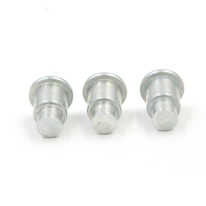 Cabeza plana medio hexagonal abierta de acero inoxidable <span class=keywords><strong>MS</strong></span> M8 insertar brida pequeña concho occidental remache de hombro escalonado - Product Image 4