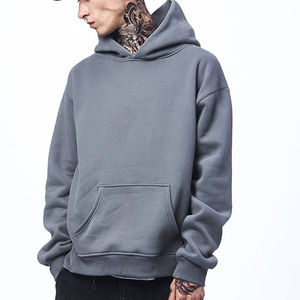 Sudadera con Capucha Personalizada al por Mayor para Hombre, Corte Ajustado, Cómoda, de Algodón, para Entrenamiento en el Gimnasio y Estilo de Vida Diario - Product Image 1
