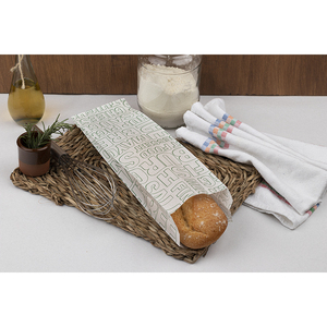 Bolsa de Papel Antigrasa con Impresión Gourmet de 9+5x32cm y 35gsm, Papel Profesional, 1000 Unidades, B2B - Product Image 1