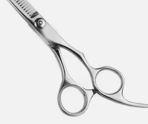 Tijeras de adelgazamiento de corte de peluquería afiladas profesionales Logotipo personalizado de acero inoxidable Tijeras de peluquero de 28 dientes - Product Image 4