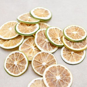 Vente en gros tranche de citron vert séché sans sucre naturel sain anneau de citron sec tranches d'agrumes déshydratés - Product Image 5
