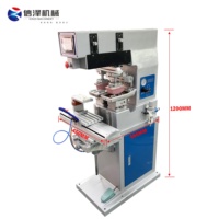 Machine d'impression par tampographie multicolore semi-automatique à plat, vente directe usine, pour impression de logos haute précision