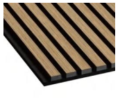Paneles Acústicos de Alta Calidad, Paneles de Listones de Madera con Acabado de Lujo y Propiedades Acústicas Excepcionales, Fabricados en Vietnam