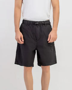 กางเกงขาสั้นเล่นกีฬาเอวสูงสำหรับผู้ชายกางเกงขาสั้นออกกำลังกายสีพื้นแห้งโอเวอร์ไซส์ผลิตโดยผลิตภัณฑ์ huzaifa - Product Image 3