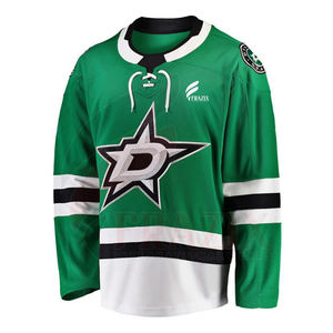 เสื้อฮ็อกกี้น้ำแข็งผ้าทวิลพิมพ์ชื่อหมายเลขเสื้อฮอกกี้พิมพ์ซับลิเมชันคุณสามารถเย็บได้ - Product Image 4