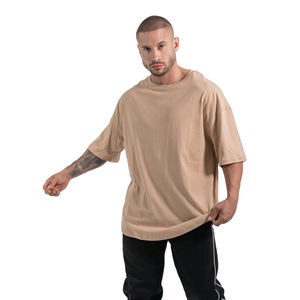 Camisetas de Hombre Recién Llegadas, Estilo Vintage Hechas a Medida, 100% Algodón, Corte Holgado Cuadrado, Hombros Caídos, para Uso en Exteriores en Verano - Product Image 1