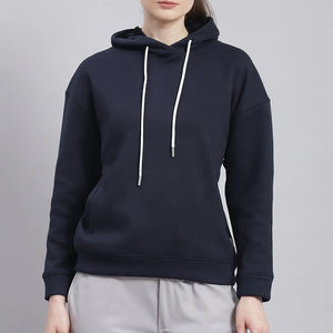 Sudadera con Capucha Larga para Mujer, Invierno, Transpirable, de Forro Polar, Ajustada, con Diseño Personalizado en la Parte Delantera, 100% Algodón - Product Image 1