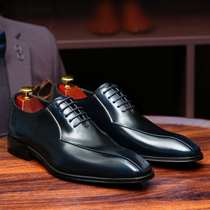 Zapatos de Trabajo Antifatiga con Estructura Resistente y Malla Transpirable, Zapatos Casuales para Hombre, Zapatos de Cuero - Product Image 1