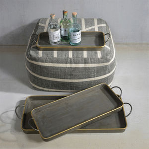 Lot de 3 plateaux de service à thé carrés en bois de qualité supérieure, durables et élégants, parfaits pour les centres de villégiature, les cafés et les plats de restauration rapide. - Product Image 4