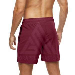 Shorts de sport pour hommes High Street, best-seller, bonne qualité, design de logo personnalisé, vente chaude, tissu en coton uni, respirant, séchage rapide - Product Image 5