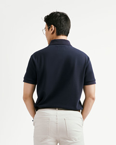 Camiseta de Manga Corta para Hombre de Alta Calidad, Tejida y Estampada, con Cuello, Corte Ajustado, por Routine Vietnam - Product Image 2