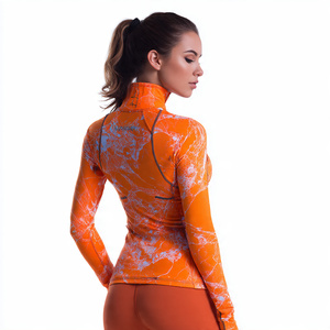 Chaquetas Deportivas con Cierre para Mujer, Ropa de Yoga y Fitness, Chaquetas de Compresión con Cierre para Mujer - Product Image 2