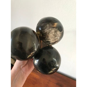 Tazón de comida de cuerno más vendido con soporte de madera Tazón de mezcla clásico hecho a mano Vajilla ideal para uso en el hogar y el restaurante - Product Image 4