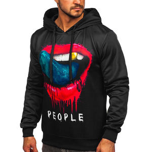 Sudadera polar de talla grande para hombre de alta calidad, diseño personalizado con estampado Digital en relieve, ropa informal de invierno al por mayor - Product Image 2