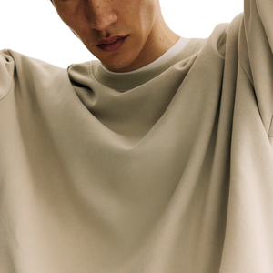 Haute Qualité 450G Coton Éponge Française Surdimensionné Pull Sweat Logo Personnalisé Col Ras Du Cou 100% Coton - Product Image 2