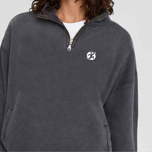 Sudadera Clásica y Acogedora de Lona para Mujer, Estilo Invernal con Estampado Personalizado en la Parte Delantera, Manga Larga, para Uso Diario - Product Image 3