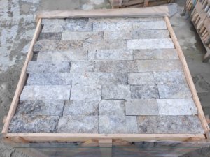 หินธรรมชาติ2025จากตุรกีสีเทาเงินตัดเป็นชิ้นสำหรับตกแต่งภายในแบบกำหนดเอง - Product Image 6