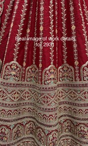 Traje de Novia Gadhwal de Seda con Bordado Múltiple, Lehenga Choli, Moda Femenina, Fabricante de Surat a Precio de Mayoreo - Product Image 5