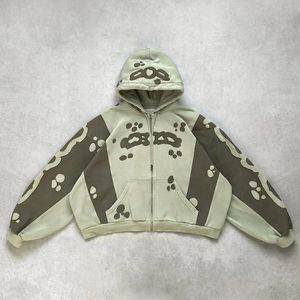 Sweat-shirt décontracté vintage surdimensionné en molleton respirant doux et chaud, lavage à l'acide, streetwear, quotidien - Product Image 2