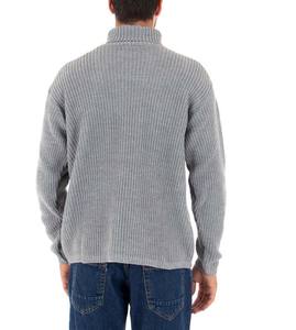 Pulls en tricot pour hommes, nouveau design 2025, col rond, gris, manches longues, style tendance, streetwear, décontracté, respirant, en laine, pull pour hommes - Product Image 3