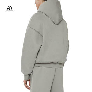 Fabricant 100% coton imprimé sur mesure Blanks Sweat à capuche pour hommes Sweat à capuche court et épais pour hommes Oversize - Product Image 4