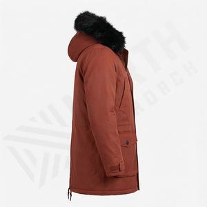 Nouvelle veste parka classique à capuche pour homme confortable 2025, parka personnalisable de qualité supérieure - Product Image 3